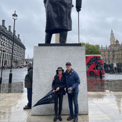 Rainy Day Reflections at Westminster