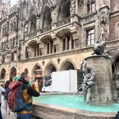 Capturing Memories by the Historic Fountain