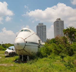 Visit the airplane graveyard 