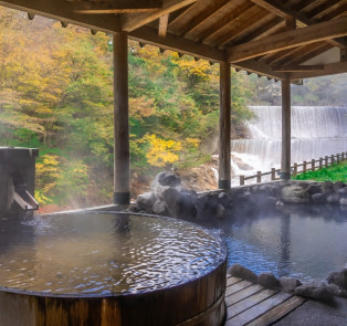 Enjoy a night at a Japanese bathhouse (sento) or a hot 