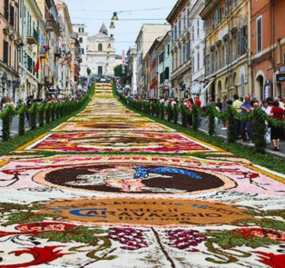 Infiorata di Genzano flower festival