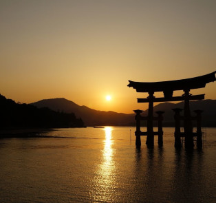 Itsukushima Shrine (currently under renovation until fu