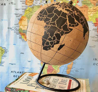 Cork Desk Globe