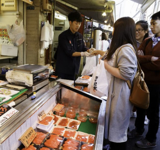 Visit Tsukiji Outer Market