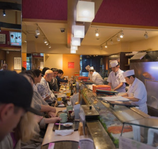 Fresh sushi made with the freshest seafood