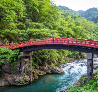 Shinkyo Bridge in Nikko