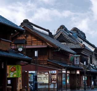 Kurazukuri buildings in Kurazukuri street in Kawagoe