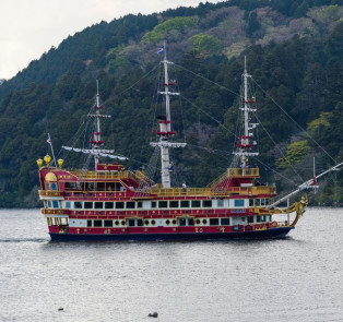 Hop on a one-of-a-kind pirate ship cruise in Ashikaga