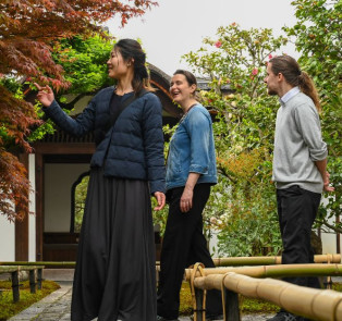 Travelers enjoying Kyoto, Japan