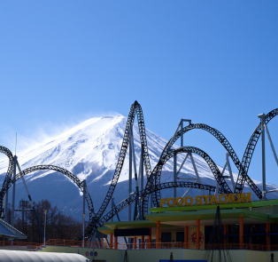 Mount Fuji from Fuji Q Highland