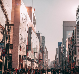 Explore Ginza for some shopping and architectural awe