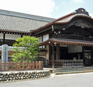 The remains of Kawagoe Castle, Japan