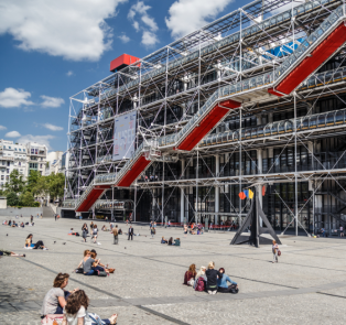 Centre Pompidou in Paris, France