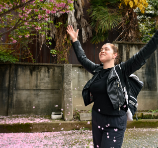 Cherry blossom season is a cultural event 