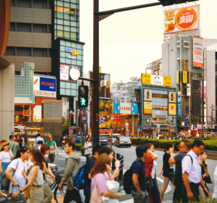 Visit the bustling town of Namba, Osaka