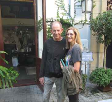 Charming Stroll: Guests Embrace the Heart of the City