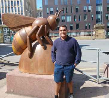 The Art of Happiness: Standing Tall with the Busy Bee