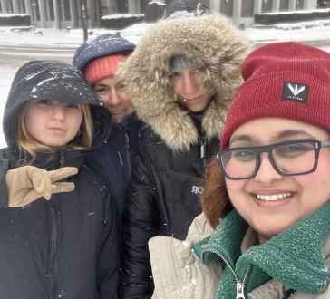 A Winter Wonderland Selfie Adventure