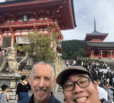 Smiles Amidst the Serenity of Kyoto
