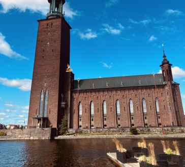 Stately Reflections: Stockholm's Crown Jewel