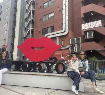 Discovering art hidden between Tokyo's skyscrapers.