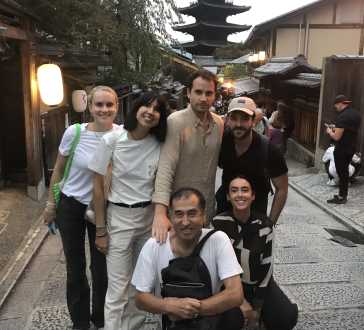Sunset in Kyoto’s Historic Streets