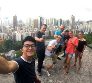 Unexpected Celebrations Above Hong Kong 