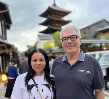 Charmed Moments Beneath the Pagoda