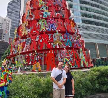 Standing Tall with a Burst of Color