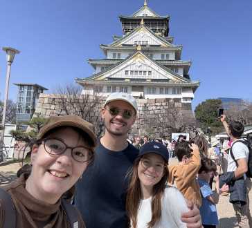 Joyful Moments at Osaka Castle