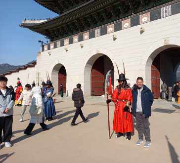 Embracing Tradition Under the Winter Sun