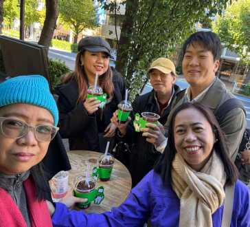 Sunny Streets and Smiling Faces: A Joyful Gathering