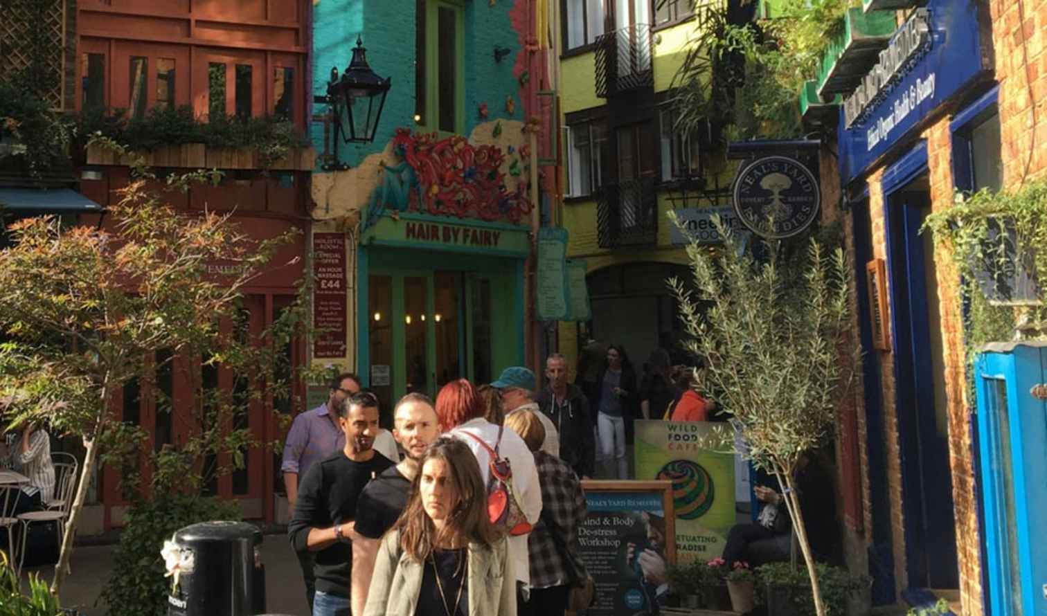 Neal's Yard: Where Colors and Community Collide