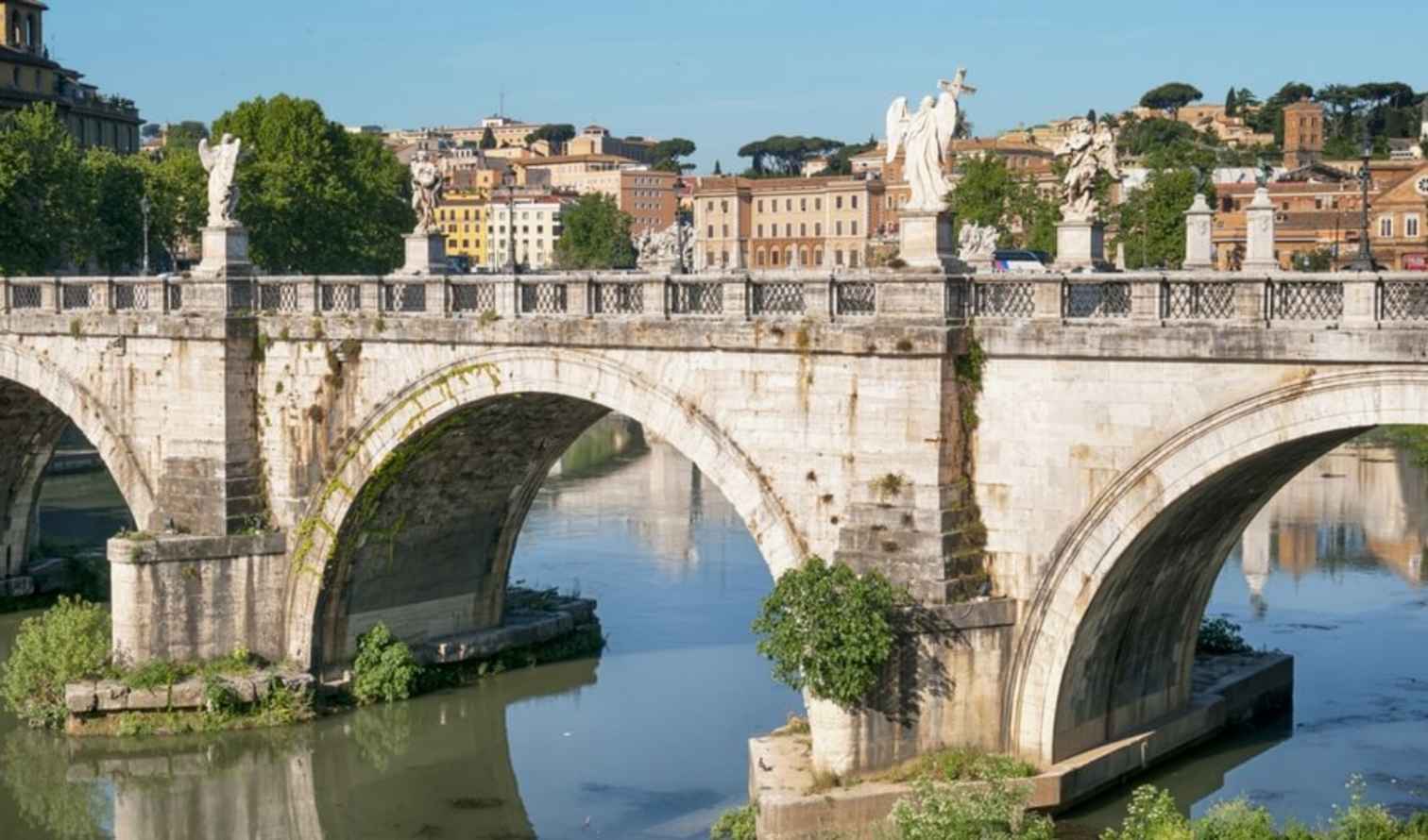 Majestic Elegance: The Timeless Stone Bridge of Rome