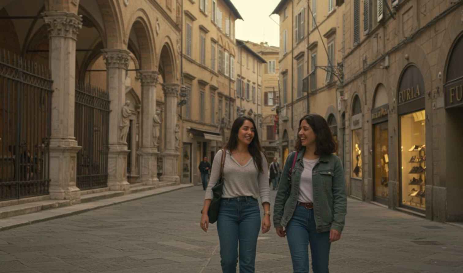 city,standing,pedestrian,public space,street,vacation,travel,walking