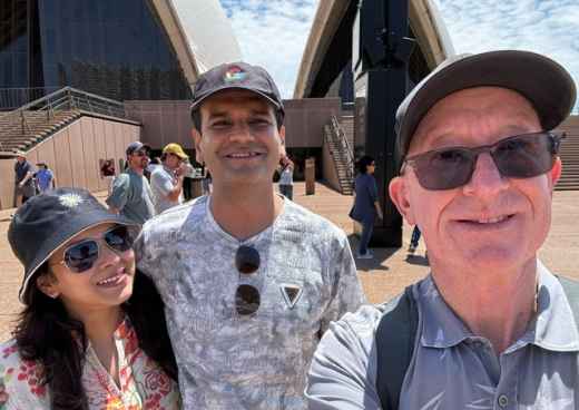Sunlit Smiles at the Sydney Opera House
