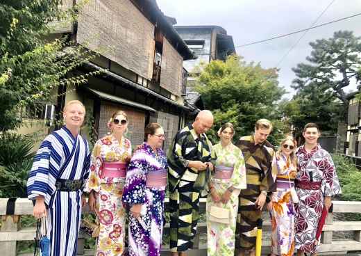 Colorful Moments in Traditional Kimono