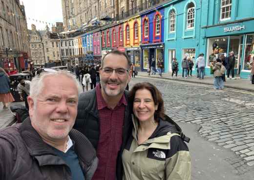Colors and Smiles on the Cobblestones