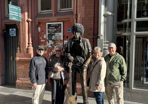 Rock Legends Unite: A Snapshot with a Musical Icon