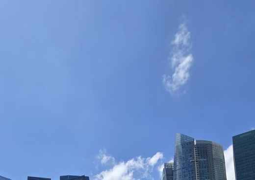 Skyward Symphony: Towers and Tranquil Waters