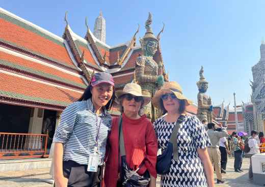 Exploring Majestic Guardians: A Day at the Temple