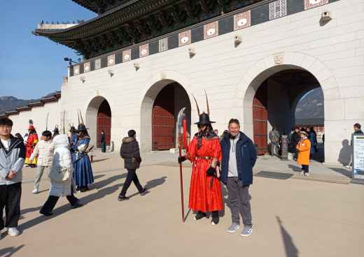 Embracing Tradition Under the Winter Sun