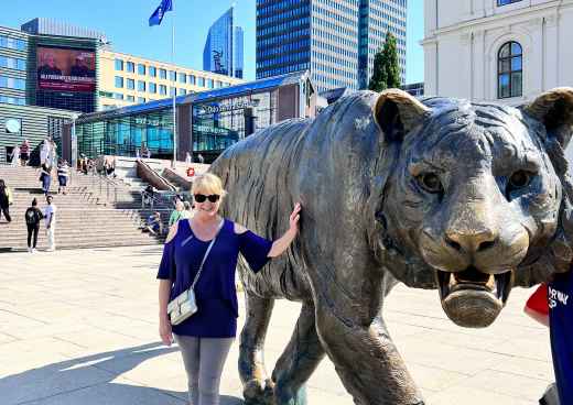 A Stroll with the Oslo Tiger