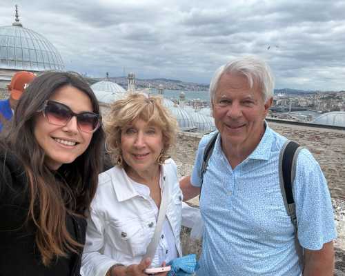 Rooftop Smiles Overlooking Istanbul