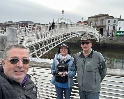 Exploring Dublin: Friendly Faces at the Ha'penny Bridge