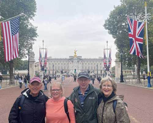 Across the Pond: A Joyful Stroll by Buckingham