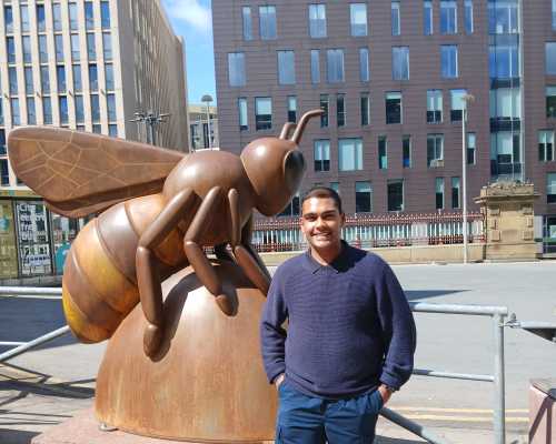 The Art of Happiness: Standing Tall with the Busy Bee