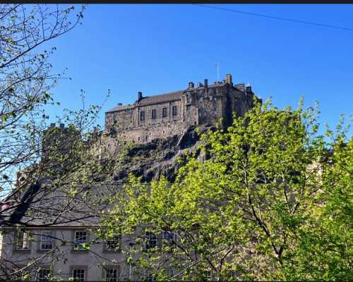 Majestic Heights: The Castle in Spring