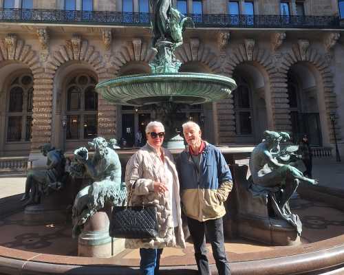 Autumn Stroll at the Grand Fountain