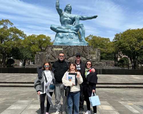 Peaceful Moments at Nagasaki Peace Park
